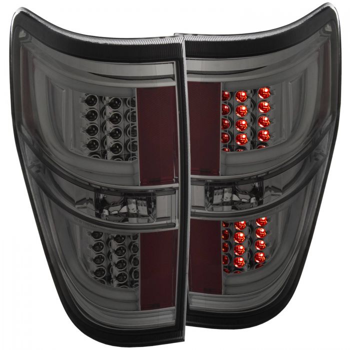 ANZO - 2009-2014 FORD F150 TAILLIGHTS G2 SMOKE-Tail Lights-Deviate Dezigns (DV8DZ9)