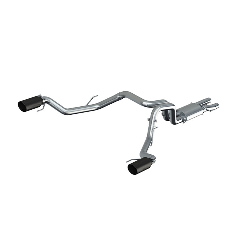 MBRP 17-20 Ford F-150 Raptor 3.5L Ecoboost Dual Rear Exit T409 3in Resonater Back Exhaust System-Catback-Deviate Dezigns (DV8DZ9)