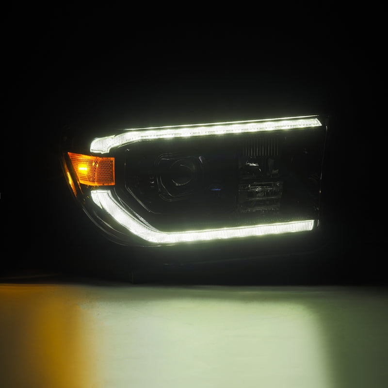 ALPHAREX - PRO | Black | 2007-2013 Toyota Tundra-Headlights-Deviate Dezigns (DV8DZ9)