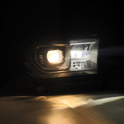 ALPHAREX - LUXX | Black | 2007-2013 Toyota Tundra-Headlights-Deviate Dezigns (DV8DZ9)