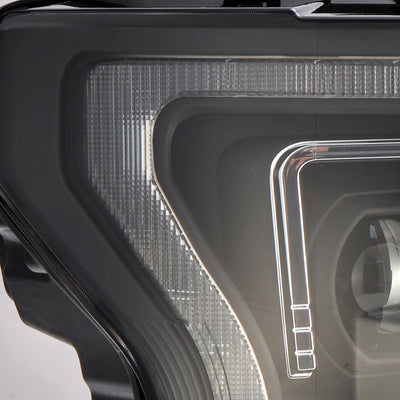 ALPHAREX - PRO | Black | 2018-2020 Ford F-150 (14th Gen G2 Style)-Headlights-Deviate Dezigns (DV8DZ9)