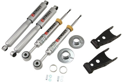 Belltech 09-13 Ford F150 (All Cabs) 4WD LOWERING KIT WITH SP SHOCKS (2in Rear Drop)-Lowering Kits-Deviate Dezigns (DV8DZ9)