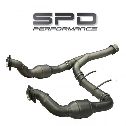 SPD Performance - Ecoboost Catted Downpipe | F-150 2015-2020 | 2.7L V6-Downpipes-Deviate Dezigns (DV8DZ9)