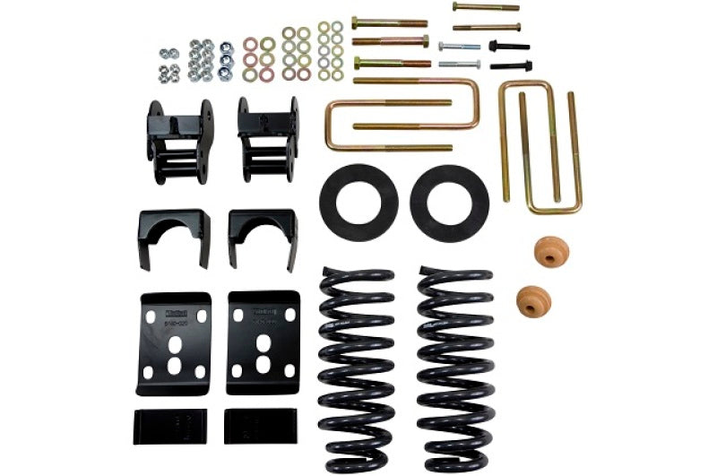 Belltech LOWERING KIT 09-13 Ford F150 Ext Cab Short Bed 2WD 2in or 3in F/4in Rear w/o Shocks-Lowering Kits-Deviate Dezigns (DV8DZ9)
