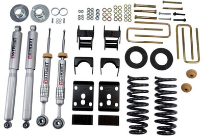 Belltech Lowering Kit 09-13 Ford F150 Ext Cab Short Bed 2WD 2in or 3in F/4in Rear w/ Shocks-Lowering Kits-Deviate Dezigns (DV8DZ9)