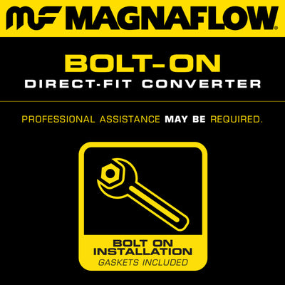 MagnaFlow Conv DF 02-06 Cadillac Escalade / 02-06 Chevy Avalanche 5.3L Dual Conv Y-Pipe Assembly 2WD-Catalytic Converter Direct Fit-Deviate Dezigns (DV8DZ9)