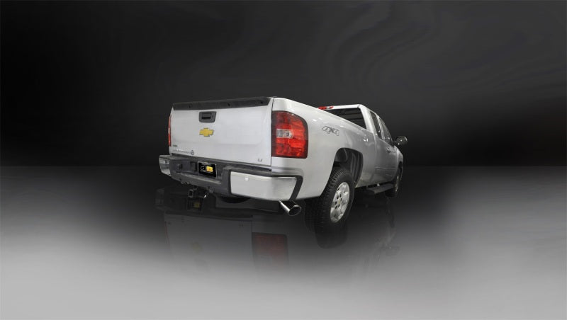 Corsa/dB 11-13 Chevrolet Silverado Crew Cab/Short Bed 1500 6.2L V8 Polished Sport Cat-Back Exhaust-Catback-Deviate Dezigns (DV8DZ9)