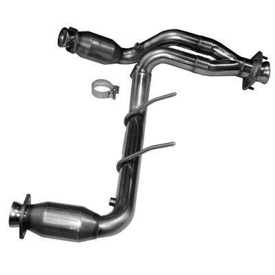 Kooks 08-14 Ford Expedition/ Navigator 1-5/8 x 2 1/2 Header & Green Catted Y-Pipe Kit-Headers & Manifolds-Deviate Dezigns (DV8DZ9)