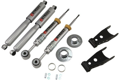 Belltech 09-13 Ford F150 All Cabs Short Bed 2WD Lowering Kit w/ SP Shocks +1 to -3in F/2in R Drop-Lowering Kits-Deviate Dezigns (DV8DZ9)