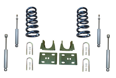 Trekline Motorsports | 1994-2001 Dodge Ram 1500 (2WD V6 Ext Cab) | 3"/6" Drop Kit With Shocks-Lowering Kits-Deviate Dezigns (DV8DZ9)