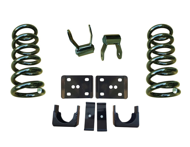 Trekline Motorsports | 1999-2006 Silverado/Sierra 1500 (V8) | 3"/5" Coil Drop Kit-Lowering Kits-Deviate Dezigns (DV8DZ9)