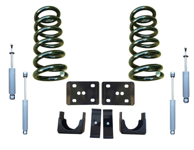 Trekline Motorsports | 1999-2006 Silverado/Sierra 1500 (V8) | 3"/6" Coil Drop Kit with Shocks-Lowering Kits-Deviate Dezigns (DV8DZ9)