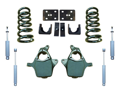 Trekline Motorsports | 1999-2006 Silverado/Sierra 1500 (V8) | 5"/6" Drop Kit with Shocks-Lowering Kits-Deviate Dezigns (DV8DZ9)