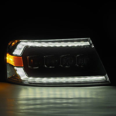ALPHAREX - 04-08 Ford F150 / 06-08 Lincoln Mark LT NOVA-Series LED Projector Headlights Black (Pre-Order Now) (ETA end of Dec)-Headlights-Deviate Dezigns (DV8DZ9)