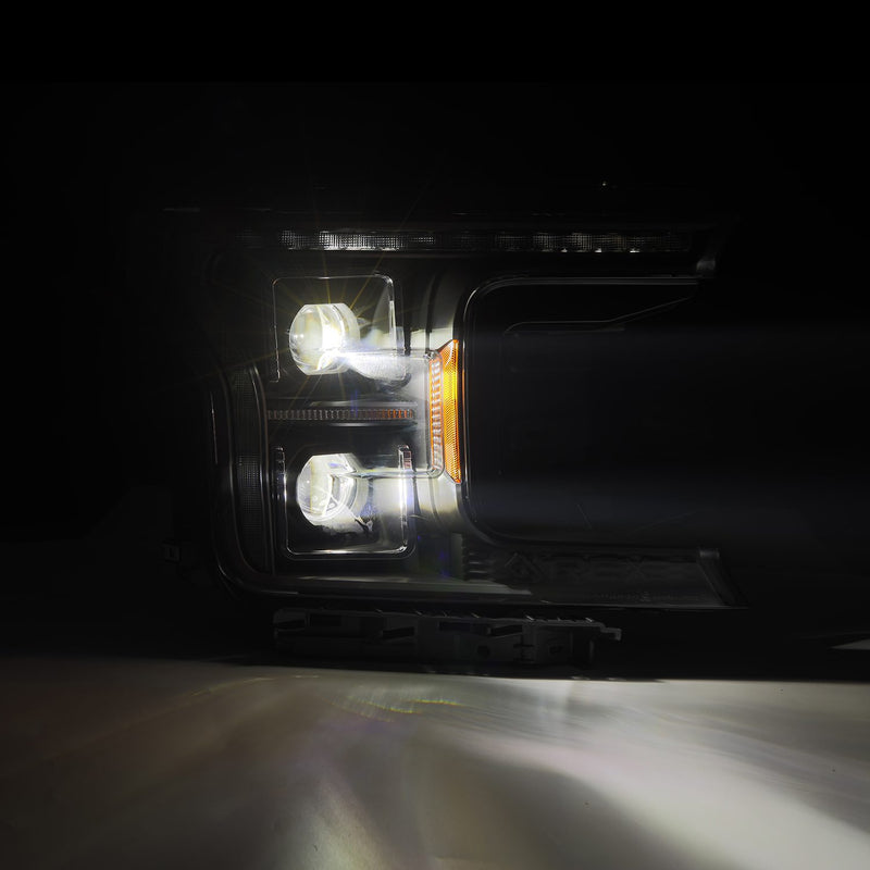 ALPHAREX - LUXX | Black | 2018-2020 Ford F-150 (14th Gen G2 Style)-Headlights-Deviate Dezigns (DV8DZ9)