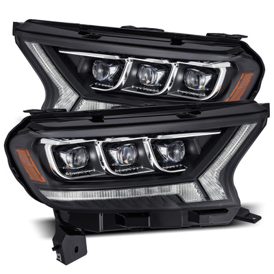 Alpharex - 19-21 Ford Ranger NOVA-Series LED Projector Headlights Black-Headlights-Deviate Dezigns (DV8DZ9)