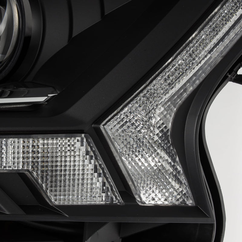 Alpharex - 19-21 Ford Ranger LUXX-Series LED Projector Headlights Black-Headlights-Deviate Dezigns (DV8DZ9)