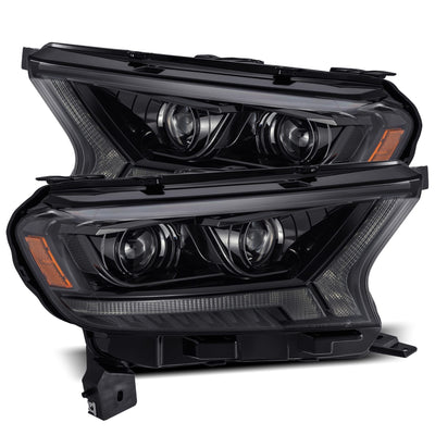 Alpharex - 19-21 Ford Ranger LUXX-Series LED Projector Headlights Alpha-Black-Headlights-Deviate Dezigns (DV8DZ9)
