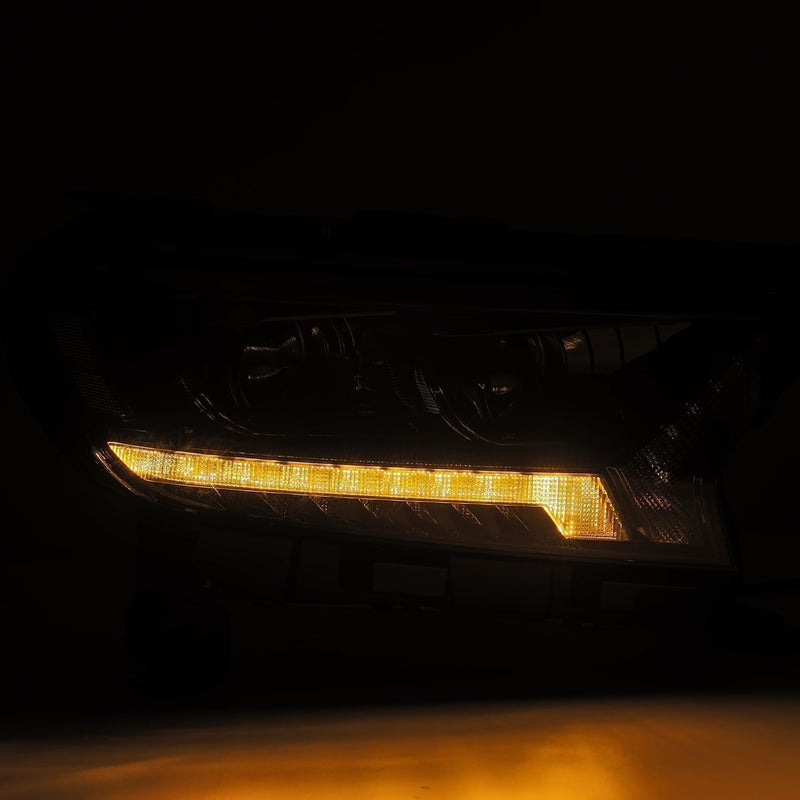Alpharex - 19-21 Ford Ranger LUXX-Series LED Projector Headlights Alpha-Black-Headlights-Deviate Dezigns (DV8DZ9)