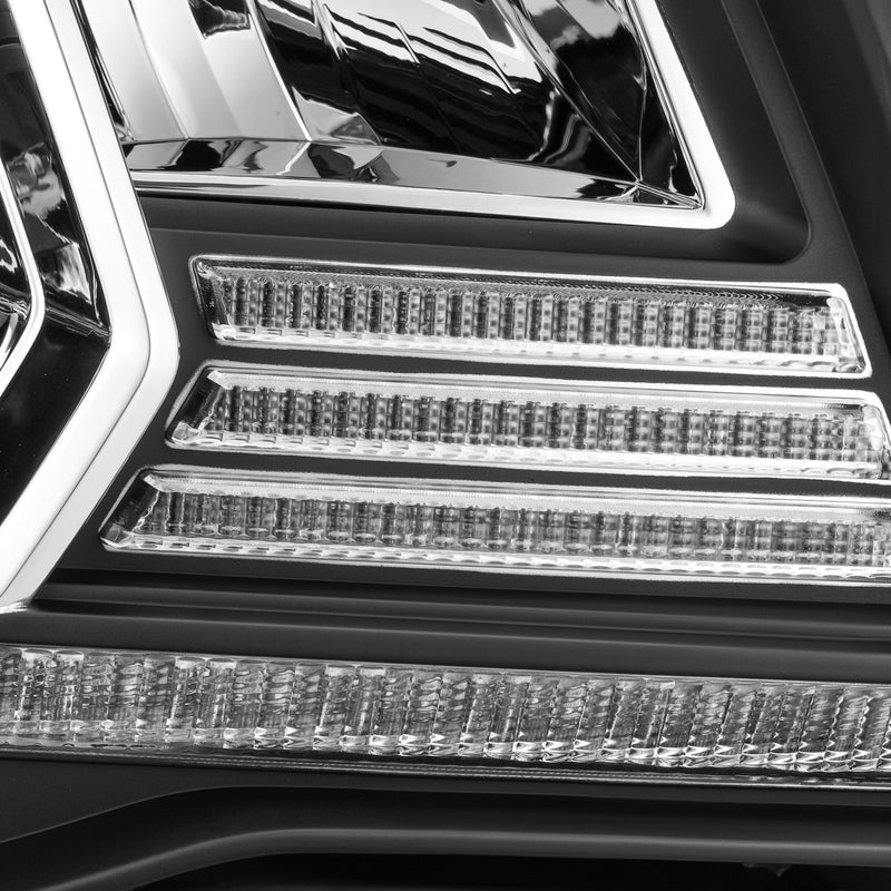 ALPHAREX - 05-11 Toyota Tacoma LUXX-Series LED Crystal Headlights Black-Lighting-Deviate Dezigns (DV8DZ9)