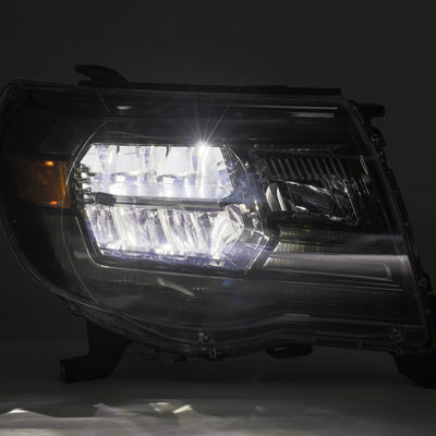 ALPHAREX - 05-11 Toyota Tacoma LUXX-Series LED Crystal Headlights Chrome-Lighting-Deviate Dezigns (DV8DZ9)