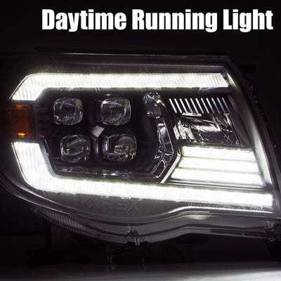 ALPHAREX - 05-11 Toyota Tacoma NOVA-Series LED Projector Headlights Chrome-Lighting-Deviate Dezigns (DV8DZ9)