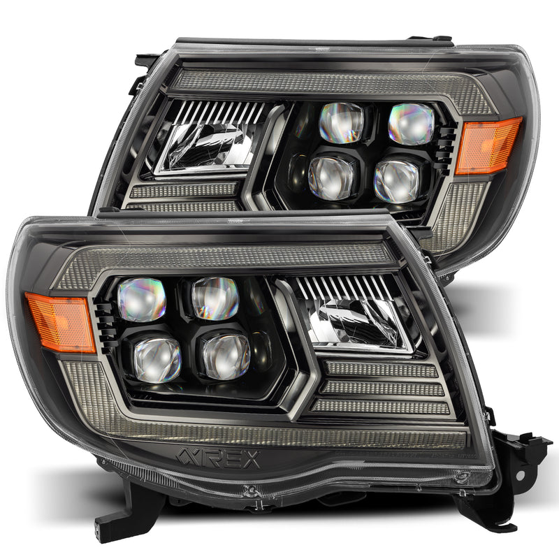 ALPHAREX - 05-11 Toyota Tacoma NOVA-Series LED Projector Headlights Alpha-Black-Lighting-Deviate Dezigns (DV8DZ9)