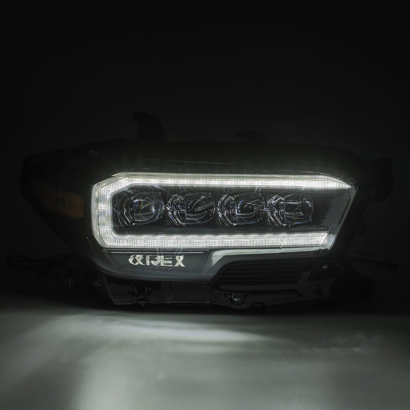 ALPHAREX - 16-20 Toyota Tacoma NOVA-Series LED Projector Headlights Alpha-Black-Lighting-Deviate Dezigns (DV8DZ9)