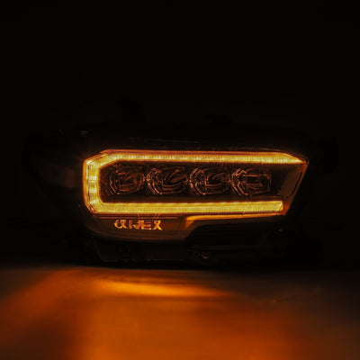 ALPHAREX - 16-20 Toyota Tacoma NOVA-Series LED Projector Headlights Chrome-Lighting-Deviate Dezigns (DV8DZ9)