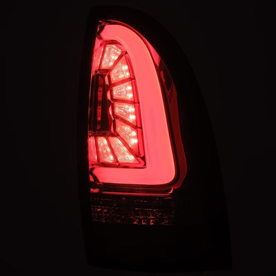 ALPHAREX - 05-15 Toyota Tacoma PRO-Series LED Tail Lights Red Smoke-Lighting-Deviate Dezigns (DV8DZ9)