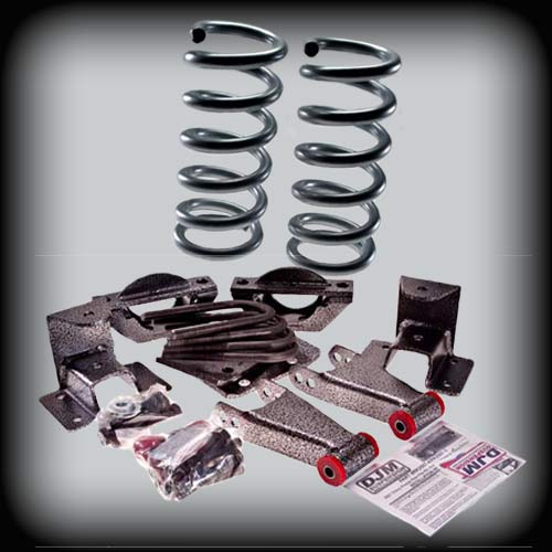 DJM - 2003-2006 (2007 Classic) Chevy Silverado Crew Cab 2/4 Lowering Kit-Lowering Kits-Deviate Dezigns (DV8DZ9)