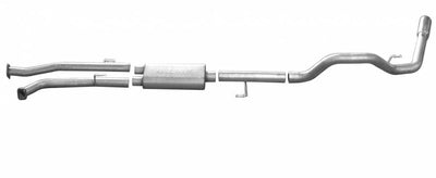 GIBSON PERFORMANCE - 2007-2021 TOYOTA TUNDRA 4.6L-5.7L EXTENDED CREW CAB ALUMINIZED SINGLE SIDE EXHAUST-Cat-Back-Deviate Dezigns (DV8DZ9)