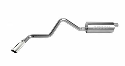 GIBSON PERFORMANCE - 2011-2014 FORD F-150 3.5L ECOBOOST STAINLESS STEEL SINGLE SIDE EXHAUST-Cat-Back-Deviate Dezigns (DV8DZ9)