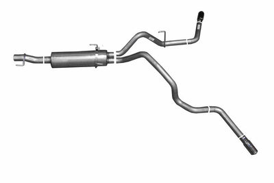 GIBSON PERFORMANCE - 2004-2005 DODGE RAM 1500 5.7L STAINLESS STEEL DUAL EXTREME EXHAUST-Cat-Back-Deviate Dezigns (DV8DZ9)