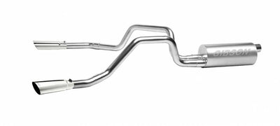GIBSON PERFORMANCE - 2003-2006 TOYOTA TUNDRA EXTENDED CAB 3.4L-4.7L STAINLESS STEEL DUAL SPLIT EXHAUST-Cat-Back-Deviate Dezigns (DV8DZ9)