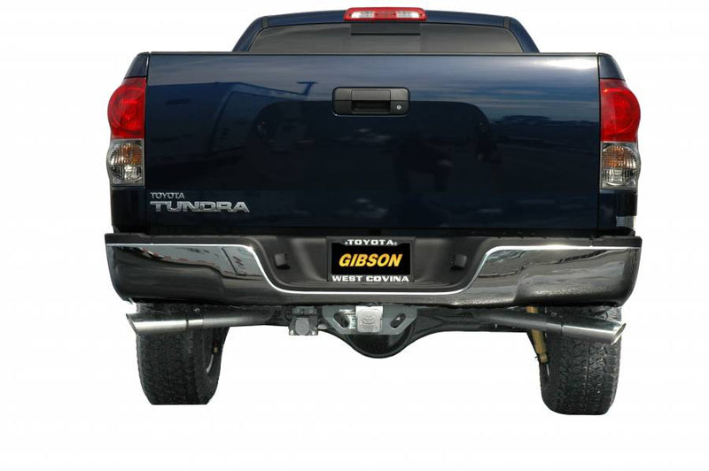 GIBSON PERFORMANCE - 2007-2021 TOYOTA TUNDRA 4.6L-5.7L EXTENDED CREW CAB STAINLESS STEEL DUAL EXTREME EXHAUST-Cat-Back-Deviate Dezigns (DV8DZ9)