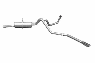 GIBSON PERFORMANCE - 1999-2004 FORD F250/F350 SUPER DUTY 5.4L/6.8L STAINLESS STEEL DUAL EXTREME EXHAUST-Cat-Back-Deviate Dezigns (DV8DZ9)