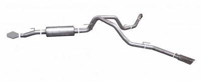 GIBSON PERFORMANCE - 2011-2014 FORD F-150 3.5L STAINLESS STEEL DUAL EXTREME EXHAUST-Cat-Back-Deviate Dezigns (DV8DZ9)