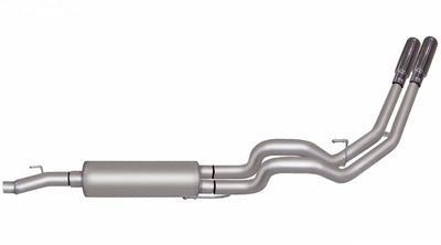 GIBSON PERFORMANCE - 2011-2014 FORD F-150 3.5L STAINLESS STEEL DUAL SPORT EXHAUST-Cat-Back-Deviate Dezigns (DV8DZ9)