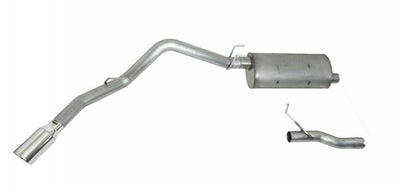 GIBSON PERFORMANCE - 2019-2020 FORD F250/F350 6.2L STAINLESS STEEL SINGLE SIDE EXHAUST-Cat-Back-Deviate Dezigns (DV8DZ9)