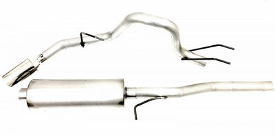 GIBSON PERFORMANCE - 2020-2021 FORD F250/F350 7.3L STAINLESS STEEL SINGLE SIDE EXHAUST-Cat-Back-Deviate Dezigns (DV8DZ9)