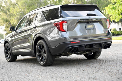 GIBSON PERFORMANCE - 2020-2022 FORD EXPLORER ST 3.0L STAINLESS STEEL BLACK CERAMIC AXLE BACK DUAL EXHAUST-Cat-Back-Deviate Dezigns (DV8DZ9)