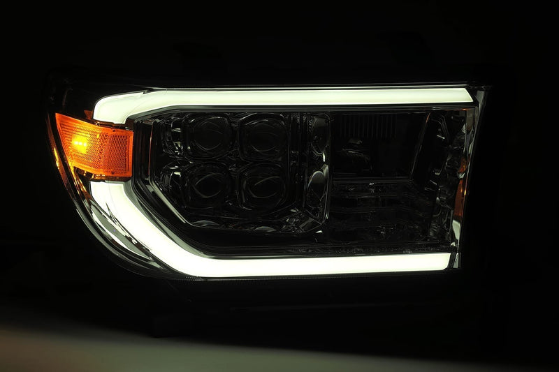 ALPHAREX - 07-13 Toyota Tundra NOVA-Series LED Projector Headlights Chrome (W/O Level Adjuster)-Lighting-Deviate Dezigns (DV8DZ9)