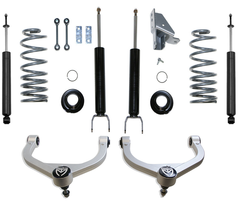 Maxtrac - 2019-2022 Dodge RAM 1500 2wd/4wd 2/4" Lowering Kit W/ Camber Arms-Lowering Kits-Deviate Dezigns (DV8DZ9)