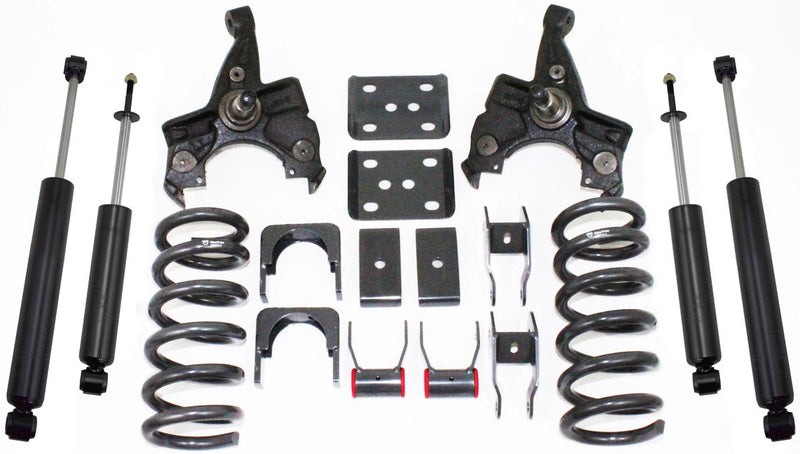 Maxtrac - 1988-1998 Chevy C1500 2WD 3/5 Lowering Kit-Lowering Kits-Deviate Dezigns (DV8DZ9)