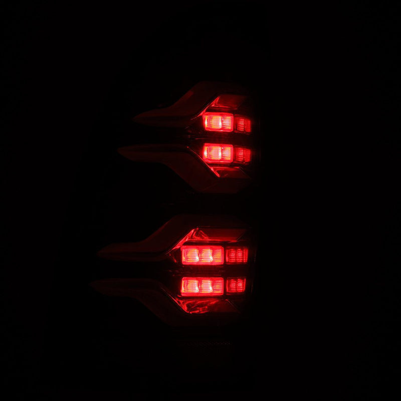 ALPHAREX - LUXX Tail Lights | Black | Toyota Tacoma 05-11-Lighting-Deviate Dezigns (DV8DZ9)