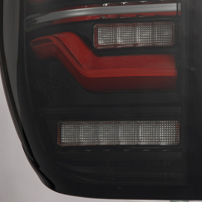 ALPHAREX - LUXX Tail Lights | Black-Red | Toyota Tundra 14-21-Tail Lights-Deviate Dezigns (DV8DZ9)