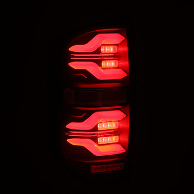 ALPHAREX - LUXX Tail Lights | Black-Red | Toyota Tundra 14-21-Tail Lights-Deviate Dezigns (DV8DZ9)