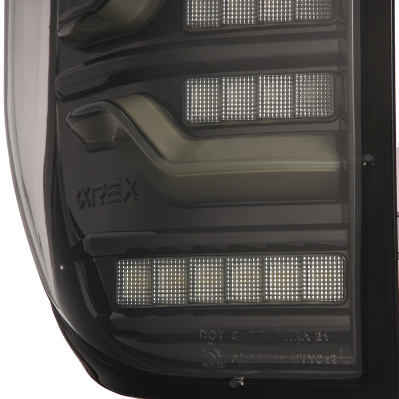 ALPHAREX - LUXX Tail Lights | Black | Toyota Tundra 14-21-Tail Lights-Deviate Dezigns (DV8DZ9)