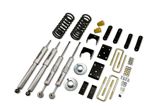 Belltech - 2007-2013 Toyota Tundra V8 only (All Cabs: except TRD) 2" F/4" R drop-Lowering Kits-Deviate Dezigns (DV8DZ9)